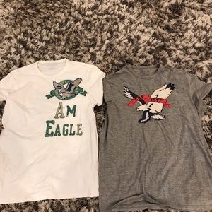 2 American Eagle Tee shirts